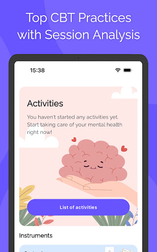Screenshot of MindHealth: CBT Mental Health