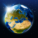3D Earth Map - Satellite View