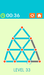 Connect the Graph: one touch connect dots puzzle