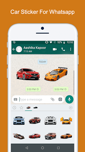 Car Stickers For Whatsapp Screen 3