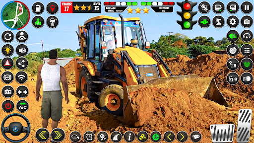 Android application JCB Heavy Excavator Games screenshort