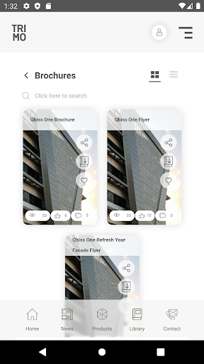 Trimo Library Screen 3