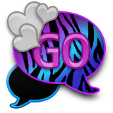 GO SMS - Zebra Wild Hearts icon