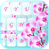 Тема для клавиатуры Orchid Flowers Lovely