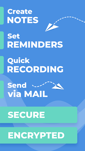 Android application Voice Memos, SpeechNotes, VoNo screenshort