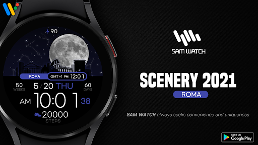 Android application SamWatch Scenery 2021 Italy screenshort