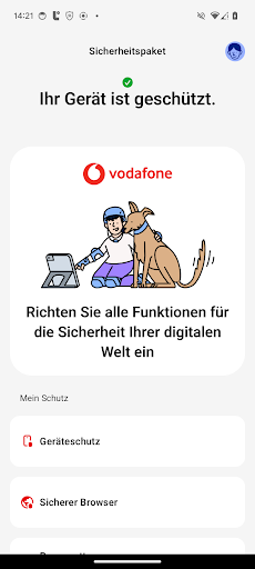 Vodafone Sicherheitspaket Screen 2