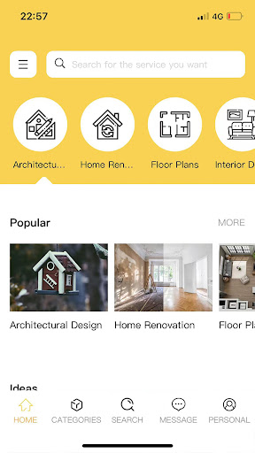 Android application ARKONNECT Design screenshort