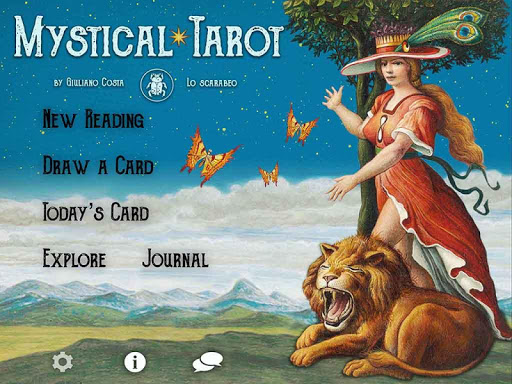 Screenshot of Mystical Tarot