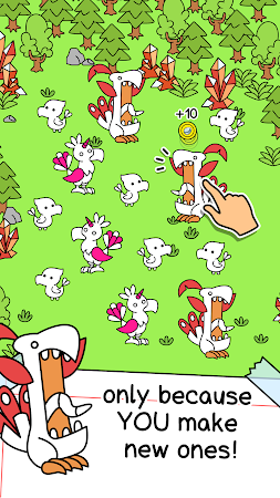 Game screenshot Phoenix Evolution: Idle Merge hack