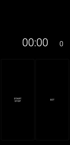 Android application AMOLED Stopwatch screenshort