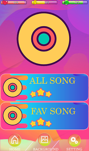 Android application (G)I-DLE - Nxde Piano Tiles screenshort