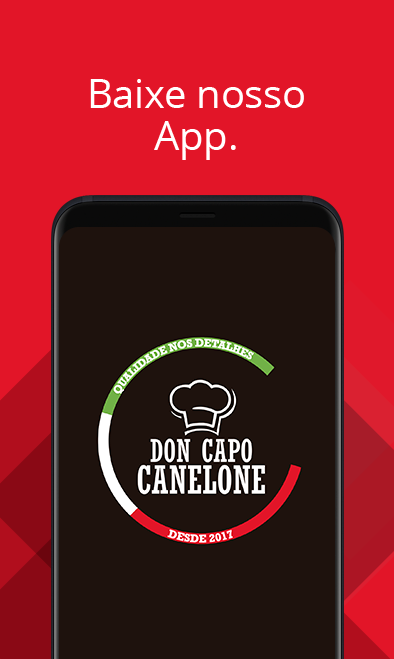 Android application Don Canelone Massas Artes screenshot