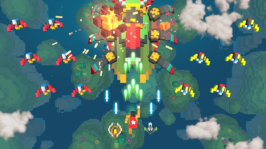 Sky Wings MOD APK: Pixel Fighter 3D (Free Shopping) Download 6