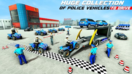 Police Cargo Truck Offroad 3D