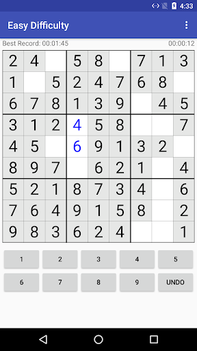 Sudoku mini Screen 2