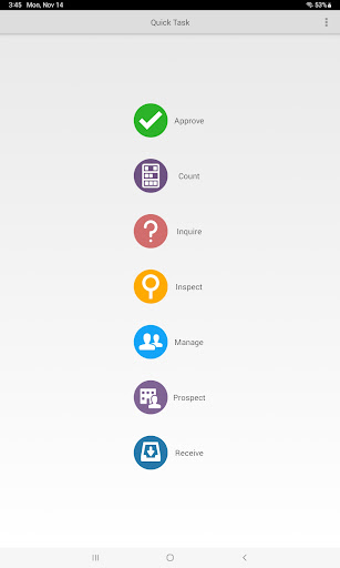 Android application IPMC Quick Task screenshort