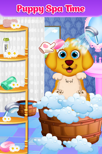 Android application Puppy Pets Vet Dog Caring Game screenshort