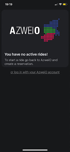 Android application AZWEIO Bike Sharing screenshort