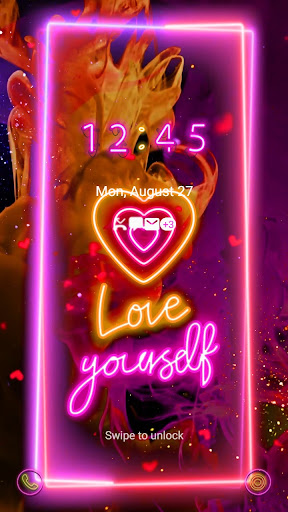 Ink Drop Heart - Wallpaper Screen 2