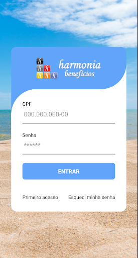Android application Harmonia Benefícios screenshort