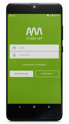 Android application ETSIAM Córdoba screenshort