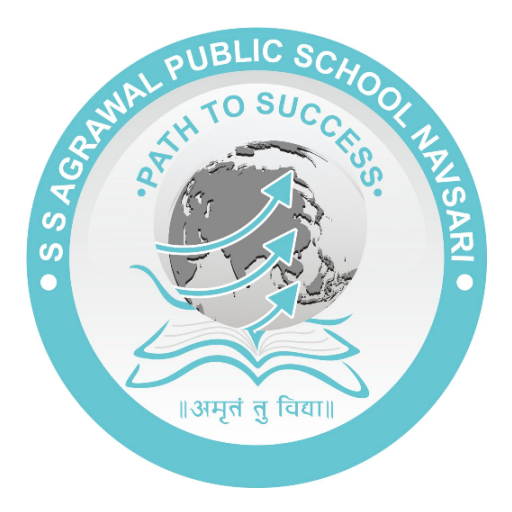 SS Agrawal School Navsari logo