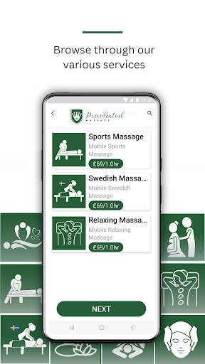 Android application Presidential Massage screenshort
