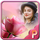 Pink Rose Photo Frames icon