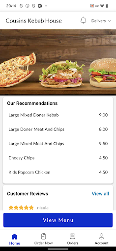 Cousins Kebab House Screen 2