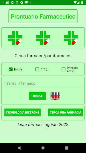 Android application Prontuario Farmaceutico screenshort