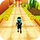 Temple ninja run 3D icon