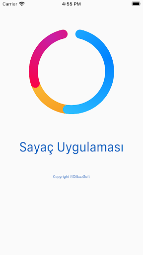 Android application Sayaç screenshort