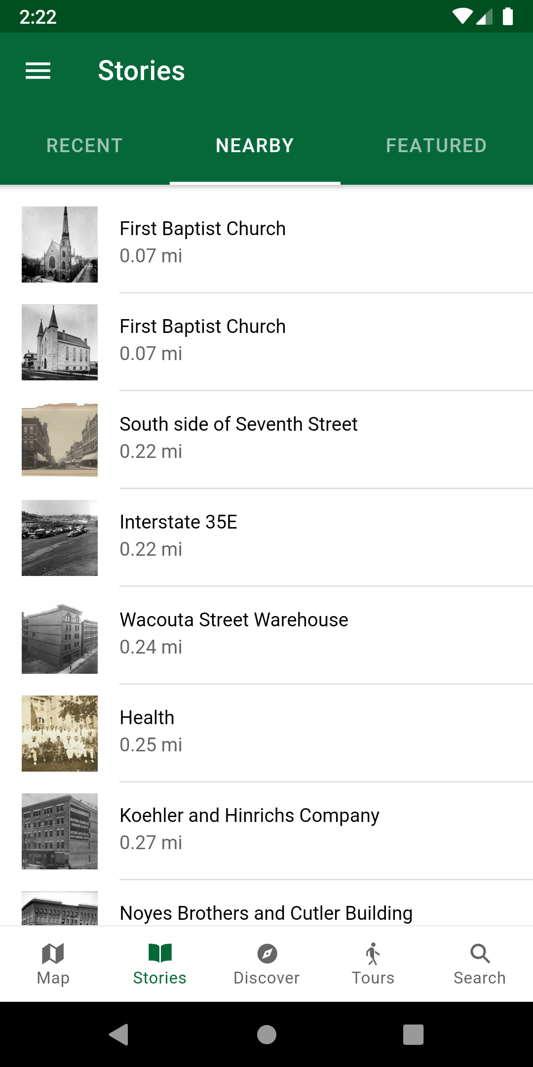 Android application Saint Paul Historical screenshort