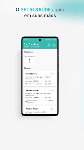 Android application Petri Saúde screenshort