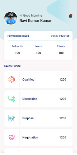 Android application Leadmerge screenshort