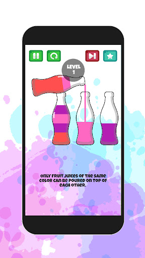 Shashas JuiceBar Color Puzzle Screen 2
