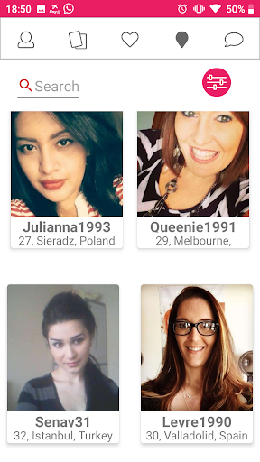 Android application Rencontre l'amour screenshort
