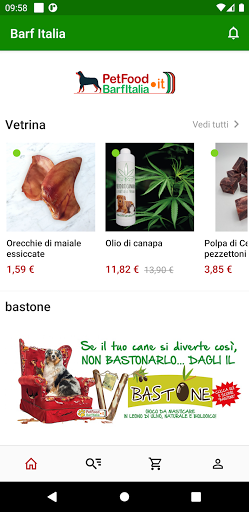 Android application Barf Italia screenshort