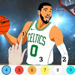Imagen de ícono de Basketball Paint By Number