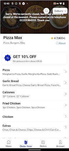 Pizza Max Screen 3