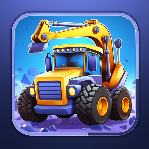 Kids Construction Truck Games logo