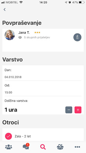 MyNanny Screen 2