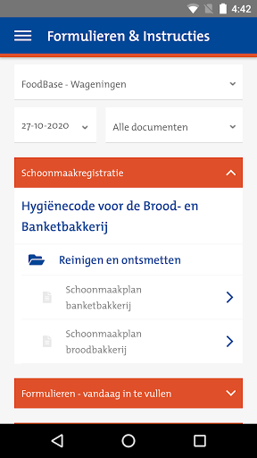 FoodBase Hygienetool Screen 2