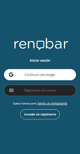 Android application Renobar screenshort