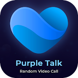 Purple Talk Random Video Chat icon