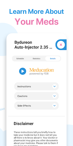 RxCap Adhere with Meducation® Screen 3