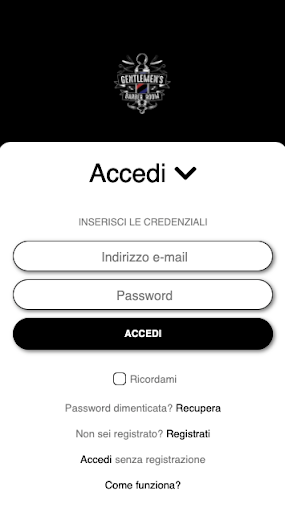 Android application Gentlemens Barber Room screenshort