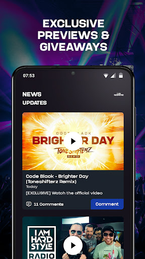 Android application I AM HARDSTYLE screenshort