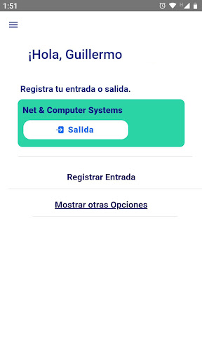 Kapi Checador Screen 2